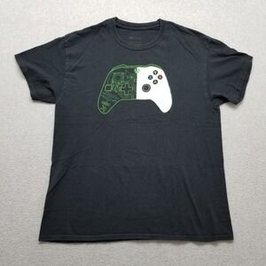 XBOX Shirt Mens Large Black Short Sleeve‎ Round Neck